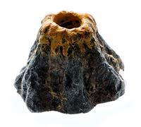 Tmboryuu Décoration d'aquarium - Pierre artificielle en forme de volcan - Pierre à air pour poissons - Décoration d'aquarium - Aménagement paysager - Simulation biologique aquatique