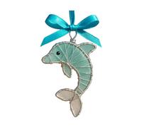 Tmboryuu Décoration murale d ' animaux marins-ornements suspendus de dauphins, de tortues et de baleines, ensemble de décoration de salle de bains côtière, motifs de tortues et de baleines