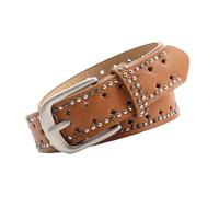 Tmboryuu Edgy Ceinture réglable en polyuréthane avec clous métalliques pour tenues décontractées et rocker, D, taille unique