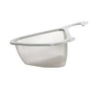 Tmboryuu Égouttoir économe en espace monté sur évier et bords en acier à épaisseur réglable pour usage domestique à suspendre Panier de vidange de cuisine Passoire gain de place