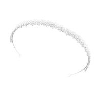 Tmboryuu Élégant accessoire de cheveux de princesse à cinq points avec zircon brillant et alliage de cuivre pour fête de mariage, fête d'anniversaire, fête en oxyde de zirconium