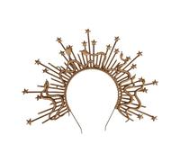 Tmboryuu Élégant bandeau médusas serpent doré décoration portable pour les amateurs de mythologie et les amateurs de costumes tenues élégantes