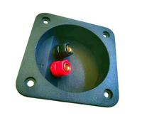 Tmboryuu Enceintes à 2 voies - Serre-joint - Pour la maison et la voiture - Connecteur carré à ressort - Connecteur de jonction de panneau arrière