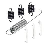 Tmboryuu Ensemble de ressorts de suspension de stabilité WP63907 W10250667 - Tapis de baignoire silencieux - Réparation de rondelle de réparation - Ensemble de réduction des vibrations