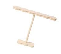 Tmboryuu Étagère à bijoux artistique avec base en bois pour colliers, bracelets, bagues, décoration élégante pour chambre à coucher, présentoir à bijoux pour les amateurs de mode