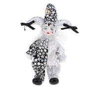 Tmboryuu Figurine en céramique délicate en forme de larme, clown d'ange avec peinture à la main, objet de collection, cadeau émotionnel, compagnon émotionnel