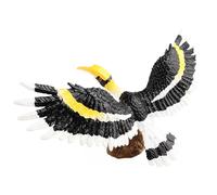Tmboryuu Figurine toucan d'oiseau - Modèle solide - Figurine réaliste à collectionner pour aquariums - Fournitures de magasin d'équipement - Modèle d'oiseau pour le développement cognitif