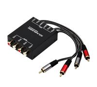 Tmboryuu Filtre de Bruit Professionnel d ' isolateur de Son de Boucle de Terre à 4 canaux pour Une qualité sonore Claire dans l ' isolateur de Studios d ' Enregistrement