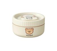 Tmboryuu Fuite en acier antirouille boîte à déjeuner joint en Silicone déversement trajet voyage prêt isolé Portable