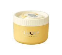 Tmboryuu Fuite en acier antirouille boîte à déjeuner joint en Silicone déversement trajet voyage prêt isolé Portable