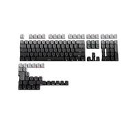 Tmboryuu Jeu de Capuchons de Touches ergonomiques, 133 Touches gravées sur Le côté, pour claviers mécaniques 6.25U, Accessoires de Jeu en Peau, Capuchons de Touches minimalistes