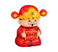 Tmboryuu Jouet de Danse à tête secouée du Dieu de la Richesse pour Tableaux de Bord de Voiture poupée Danseuse du Dieu de la Richesse décors de Bureau CAI Shen poupée dansante Jouet de de de de