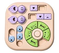 Tmboryuu Jouet Puzzle d ' entraînement cérébral pour Chats, encourageant Le Jeu Actif et la Gestion du Poids grâce à l ' Engagement, Plat Lent