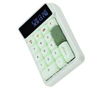 Tmboryuu KM17 Clavier numérique ergonomique avec mise en veille automatique 17 touches Mécanisme remplaçable à chaud pour personnalisation Clavier mécanique