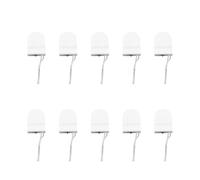 Tmboryuu Lot de 10 boîtiers de piles LIR2032 à fente unique 20 x 3,2 mm pour télécommandes, jouets, couvercle rabattable sécurisé et contrôle de commutation