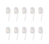 Tmboryuu Lot de 10 boîtiers de piles LIR2032 à fente unique 20 x 3,2 mm pour télécommandes, jouets, couvercle rabattable sécurisé et contrôle de commutation