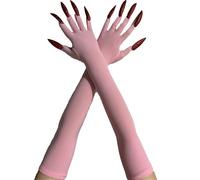 Tmboryuu Lot de 2 gants longs pour Halloween - Motif monstres effrayants - Pour cosplay - Pour améliorer les tenues, C, taille unique