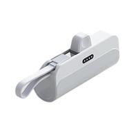 Tmboryuu Lot de piles rechargeables sans soudure - Étui amovible sans batterie pour smartphones - Blanc