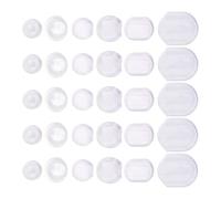 Tmboryuu Manacles d'oreille doux manquant de piercing doux substance silicone glissement plan immunitaire contre les boucles d'oreilles glissantes pour femmes