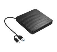 Tmboryuu Opérations silencieuses Graveur de Externe Conception de Chargement par Fente Plugs and Play USB3.0 Type C Alimenté pour Les Prises d ' Ordinateur Portable Lecteur de