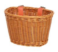 Tmboryuu Panier en osier avec guidon avant avec ceinture réglable pour vélos d'enfants, scooters, vélos pour enfants