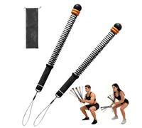 Tmboryuu Paquet de Cordes de Combat à Ressort avec de Rangement, Poids réglable, poignée Confortable pour Exercices complets du Corps, Corde d ' Exercice des Bras