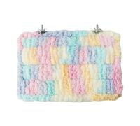 Tmboryuu Perchoir en peluche pour perroquets, perruches, calopsittes, conures, cacatoès, aras, accessoires de cage pour oiseaux, perroquets