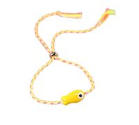 Tmboryuu Perles de poisson réglables en céramique pour femmes et filles - Accessoire polyvalent pour poignet et cheville, taille unique, Comme décrit