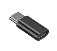 Tmboryuu Petit convertisseur USB vers type C, design en alliage d'aluminium pour une synchronisation stable des données et une charge rapide Micro USB femelle vers adaptateur mâle de type C