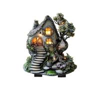 Tmboryuu Piquet de Cabine en Acrylique Miniature, résistant intempéries, décoration de Cour de Chalet pour Les Amoureux de la Nature, décoration de Maison, signalisation de Jardin Unique