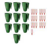 Tmboryuu Plateaux de propagation de plantes avec design respirant et fourches de fixation pour fraise pour une meilleure efficacité du développement des racines. Fournitures de pépinière