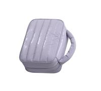 Tmboryuu Pochettes de voyage portables pour appareils électroniques avec tissu résistant à l'eau et compartiments spacieux, violet