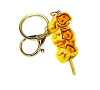 Tmboryuu Porte-clés Mai en forme de boule de poisson pratique pour accrocher des clés, décorer des sacs, idéal comme cadeau sur le thème de la nourriture, porte-clés pratique, a, taille unique