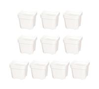 Tmboryuu Pots de Fleurs Succulents pour Petit Plan, 10 pièces, Parfaits pour la décoration de Bureau d ' étude à Domicile, Utilisation de Balcon, Fournitures de Jardinage Domestique