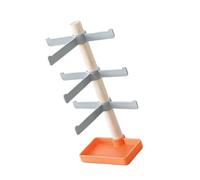 Tmboryuu Présentoir à lunettes de soleil en bois à plusieurs couches pour ranger des bijoux, des lunettes, un gain de place