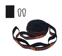 Tmboryuu Sangles pratiques pour hamac, antidérapantes, réglables, construction en nylon, équipement de camping, sangle de suspension sécurisée