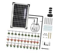 Tmboryuu Smartgarden Solution d'arrosage intelligente pour jardin avec panneau solaire et système d'irrigation goutte à goutte réglable