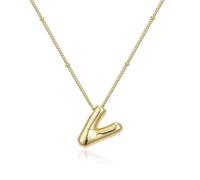 Tmboryuu Style ballon collier lettre lisse chaîne en alliage réglable adapté aux femmes jeunes à la mode et à offrir