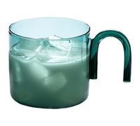 Tmboryuu Tasse à café ronde en verre transparent de 300 ml pour cappuccinos, expresso, verrerie élégante, sans danger pour la santé