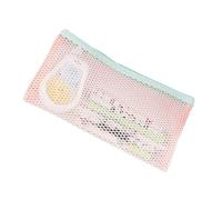 Tmboryuu Trousse à crayons de grande capacité, résistante à l'eau, légère et transparente, pour étudiants, adultes, enfants, poches en maille multi-compartiments, b