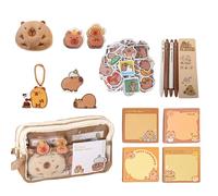Tmboryuu Trousse à crayons grande capacité avec autocollant Motif animal de dessin animé, Grand Chelem.