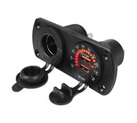 Tmboryuu USB pour Voiture Marine, Panneau de Rapide de 4, 8 A, avec Couvercle étanche, Fonctions de sécurité et Affichage des tensions, chargeurs USB Doubles