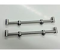 TMC 2 x 2 tiges en Acier Inoxydable Buzz Bars. 31 cm. Solide, épais, Filetage Standard. Barres de pêche à la Carpe.