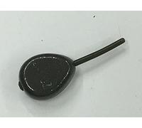 TMC Lot de 10 plombs de pêche plats en forme de poire 85 g