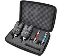 TMC Lot de 2 détecteurs de touche lumineux pour pêche à la carpe - Résistant à l'eau (LED rouge et bleue)