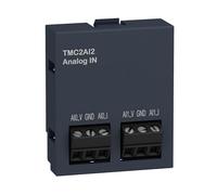 TMC2AI2 Analogue input cartridge, Modi con M221, 2 analog inputs, I/O
