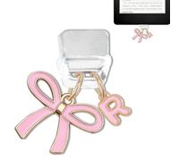 TMCLHXYNF Breloque pour prise anti-poussière Kindle, pour tablettes Kindle, téléphone, iPad, port de charge de type C, cadeau pour les amateurs de livres, Acier allié, Pas de pierre précieuse