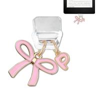 TMCLHXYNF Breloque pour prise anti-poussière Kindle, pour tablettes Kindle, téléphone, iPad, port de charge de type C, cadeau pour les amateurs de livres, Acier allié, Pas de pierre précieuse