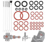 Tmefoy Lot de 40 joints d'étanchéité pour machine à café et 5 outils de nettoyage, compatibles avec Philips Saeco, joints toriques pour groupe d'infusion, valve à vapeur, valve d'écoulement et valve