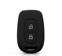 TMERIC Coque Clé Bouton pour Dacia pour Sandero pour Logan pour Duster 2016 2017 2018 Silicone Voiture Etui Clés Coque Bouton Housse De Protection Coque Clé À Distance (Size : Black)